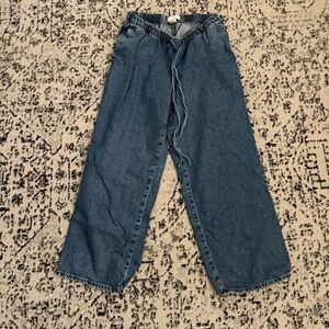 H&M MAMA Denim Pull-on Pants